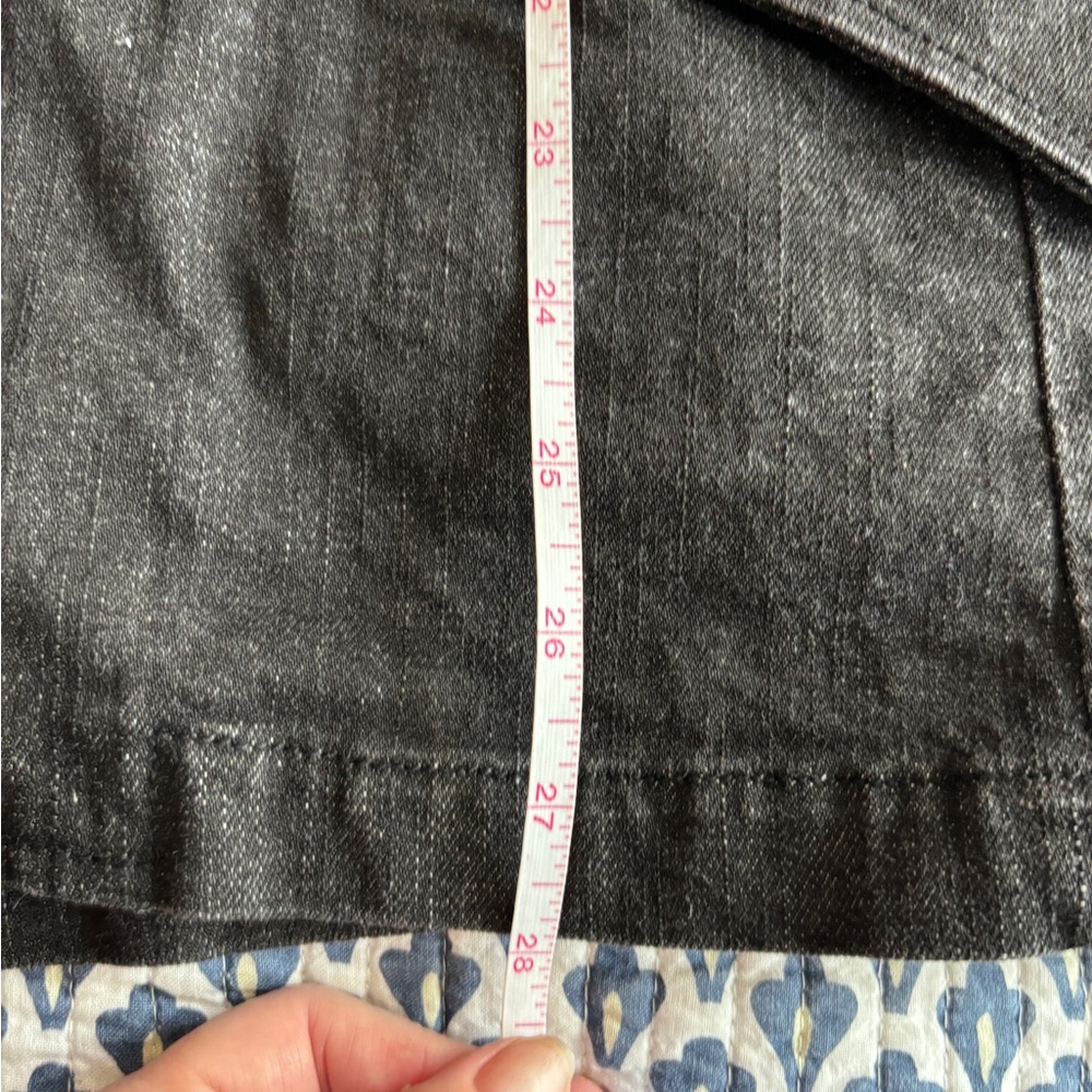 Vintage Lauren Jeans Co. Women's Charcoal Denim Blazer - Picture 10 of 11